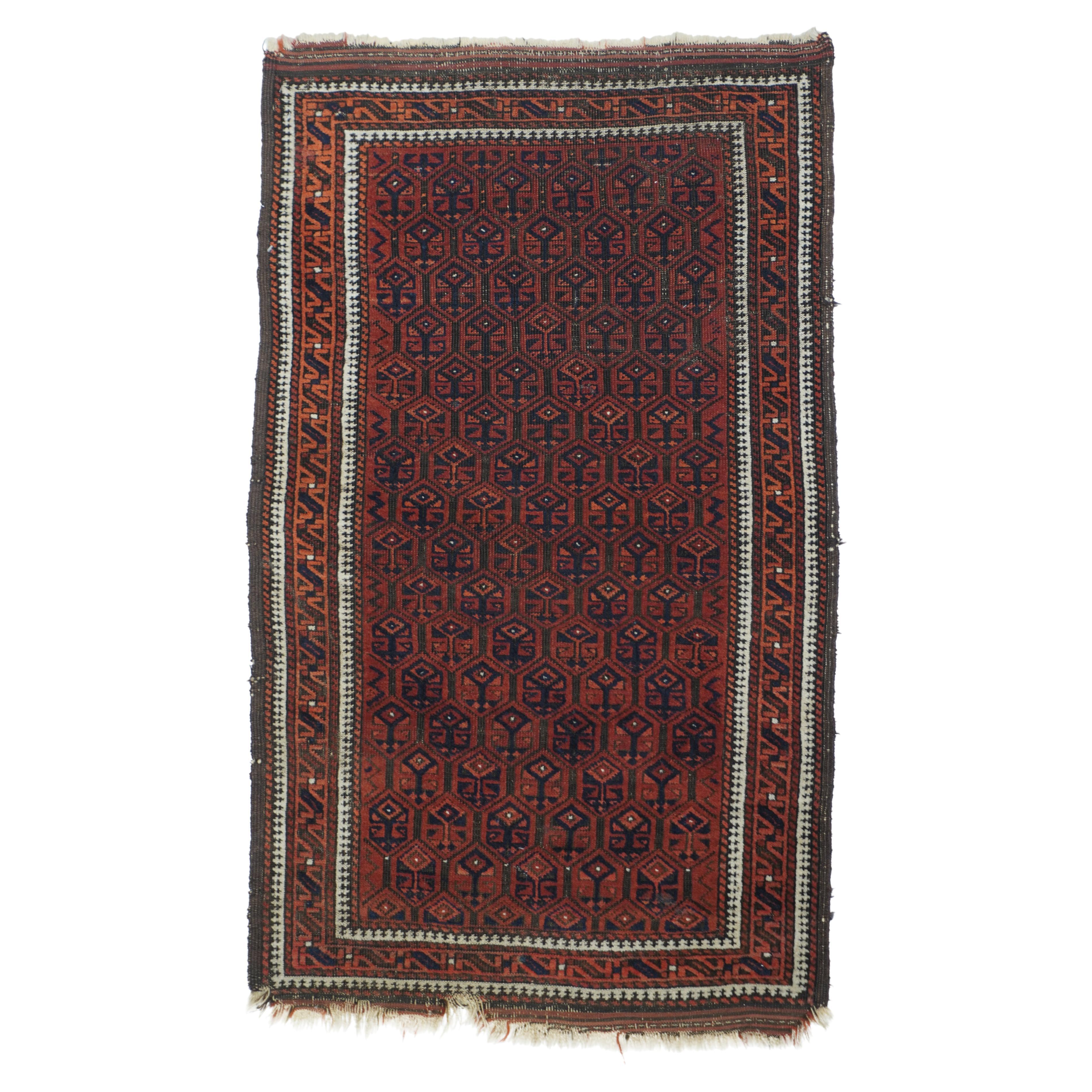 Antique Balouch Rug For Sale