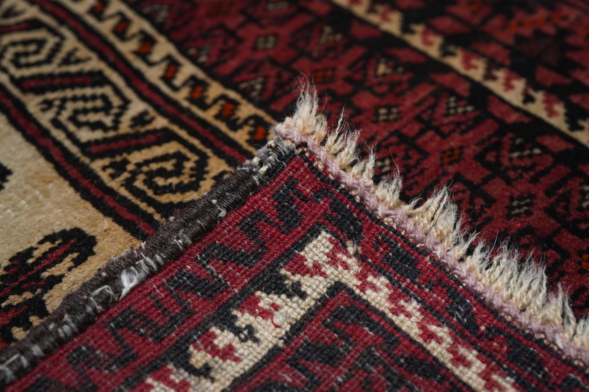 Antique Balouch Rug 3'3'' x 5'1'' For Sale 3