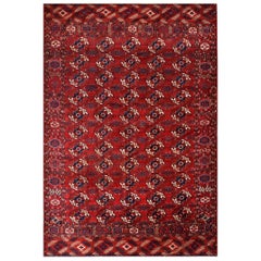 Antique 19th Century Russian Tekke Turkmen Carpet  ( 7' x 10'6" - 213 x 320 )