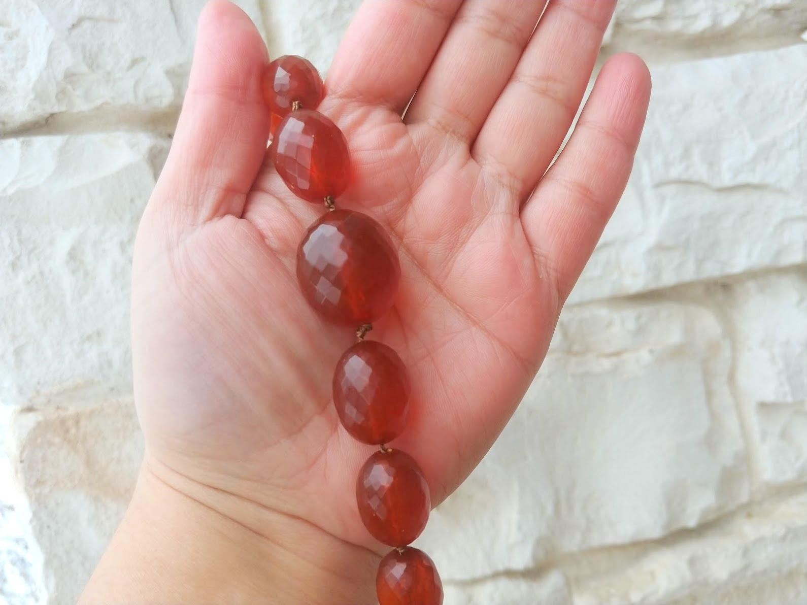 Antique Baltic Amber Necklace 1