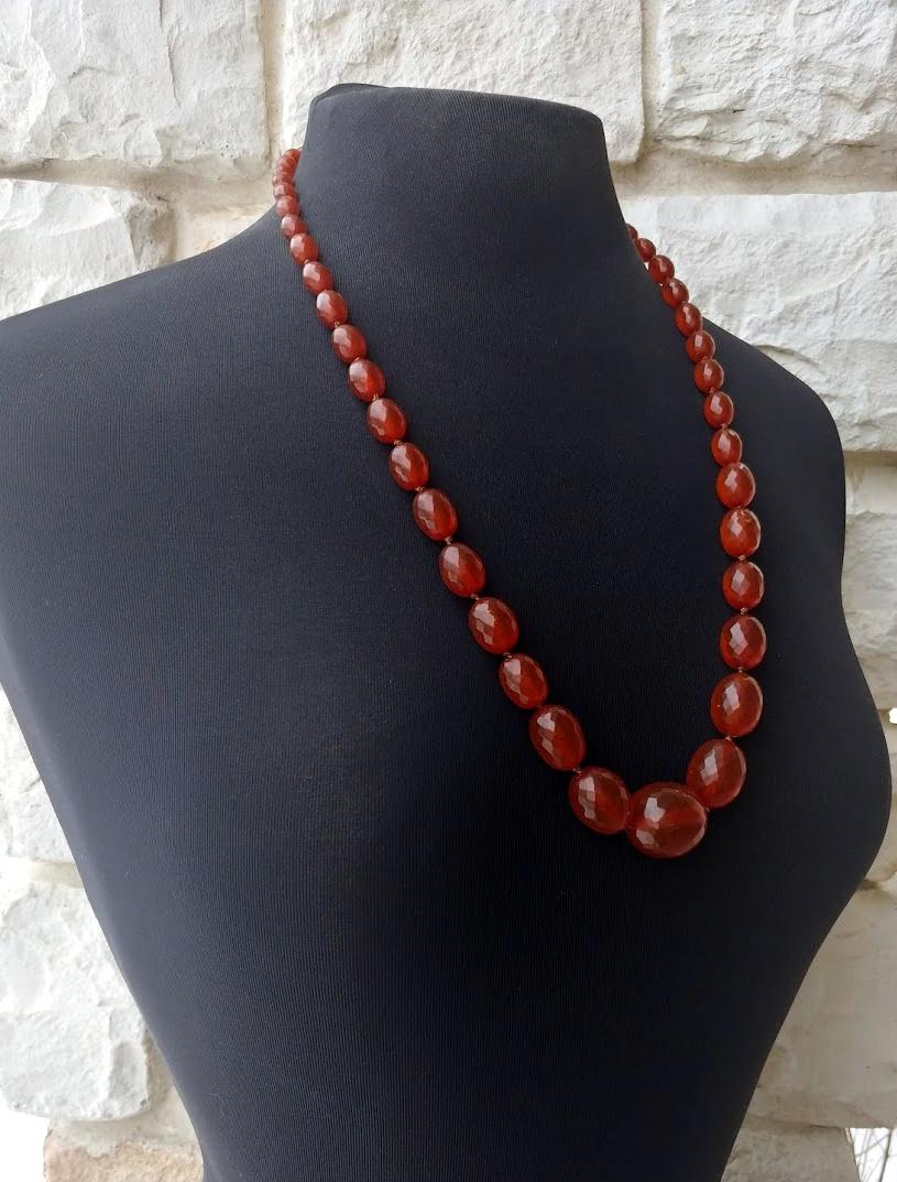 Bead Antique Baltic Amber Necklace
