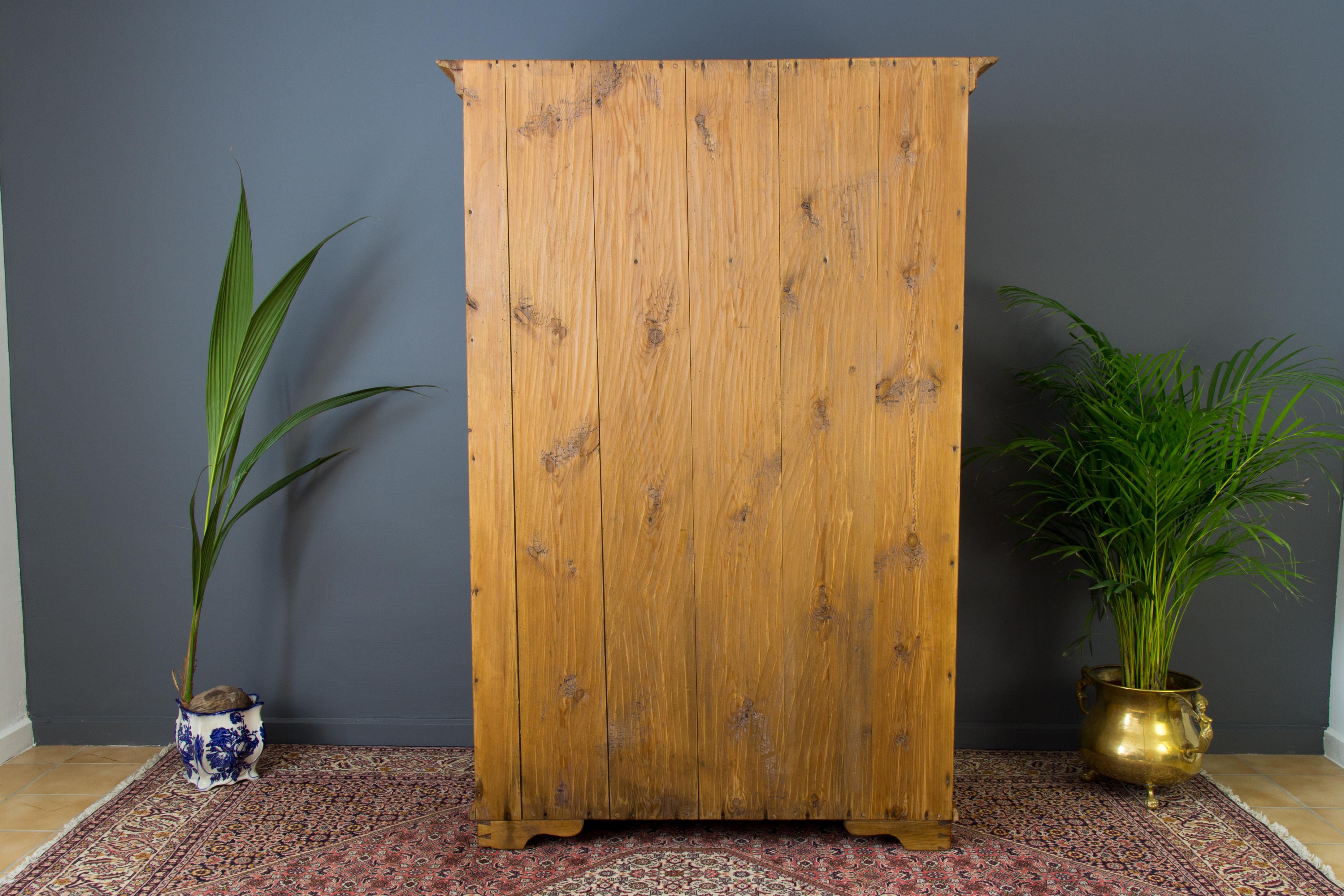 Antique Baltic Pine One-Door Armoire 1