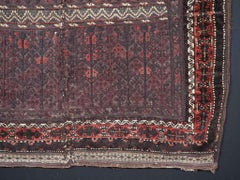 Antique Baluch 2 Part Mixed Technique Sofreh, Timuri Tribes, Circa 1880
