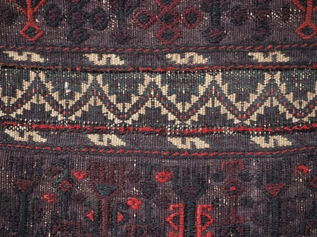 Afghan Antique Baluch 2 Part One Mixed Technique Sofreh, Timuri Tribes, Circa 1880 en vente