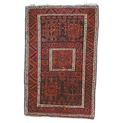 Antique Baluch Oriental Wool Rug Circa 1920