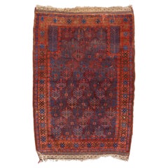 Antique Baluch Prayer Rug - 19th Century Turkmen Baluch Prayer Rug, Antique Rug