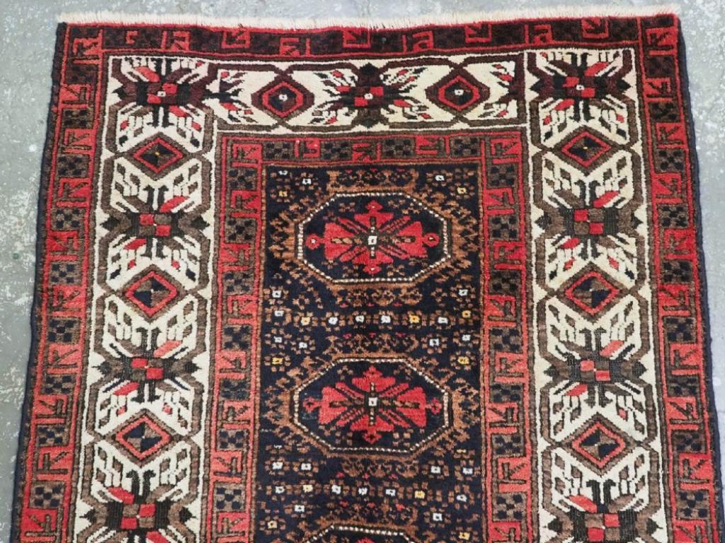 Afghano Tappeto antico Baluch, regione di Ferdows, CIRCA 1900 in vendita