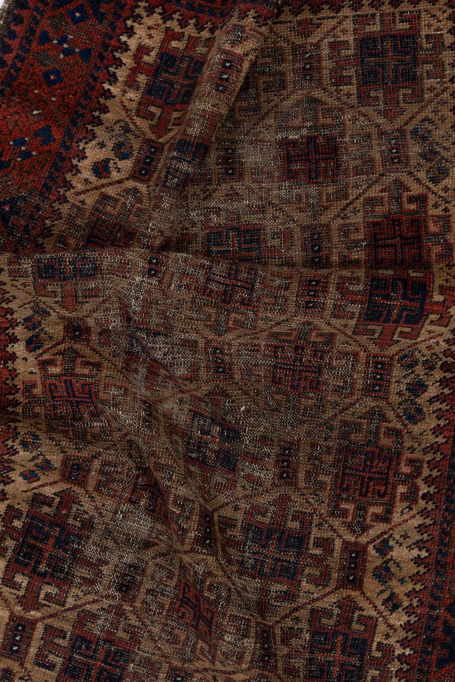 Antique Baluch Rug In Good Condition For Sale In West Palm Beach, FL