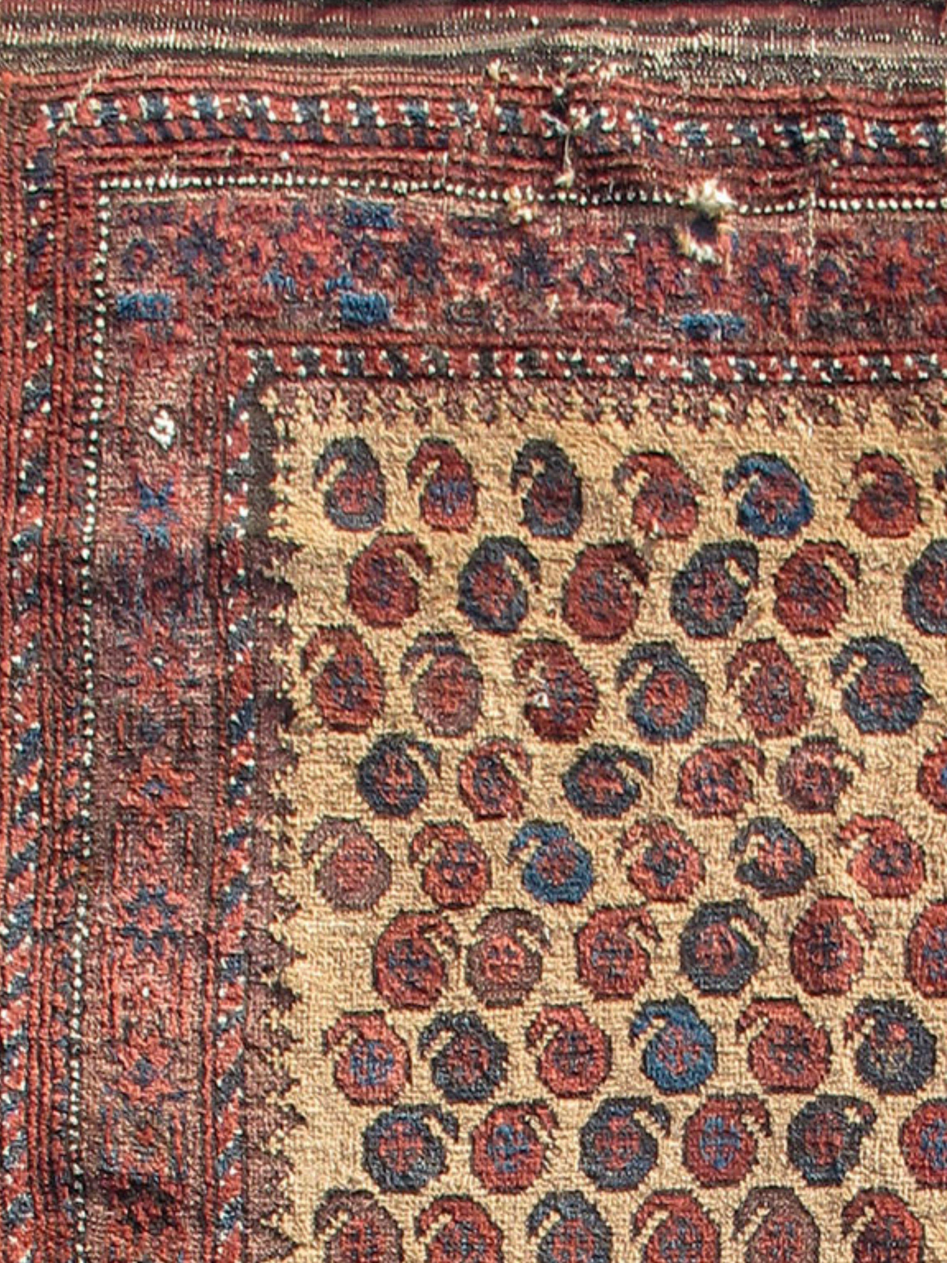 Antiker Belutsch-Teppich, Ende 19. Jahrhundert (Afghanisch) im Angebot