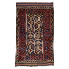 Antique Baluch Rug - Middle of 19th Century Baluch Rug, Antique Rug