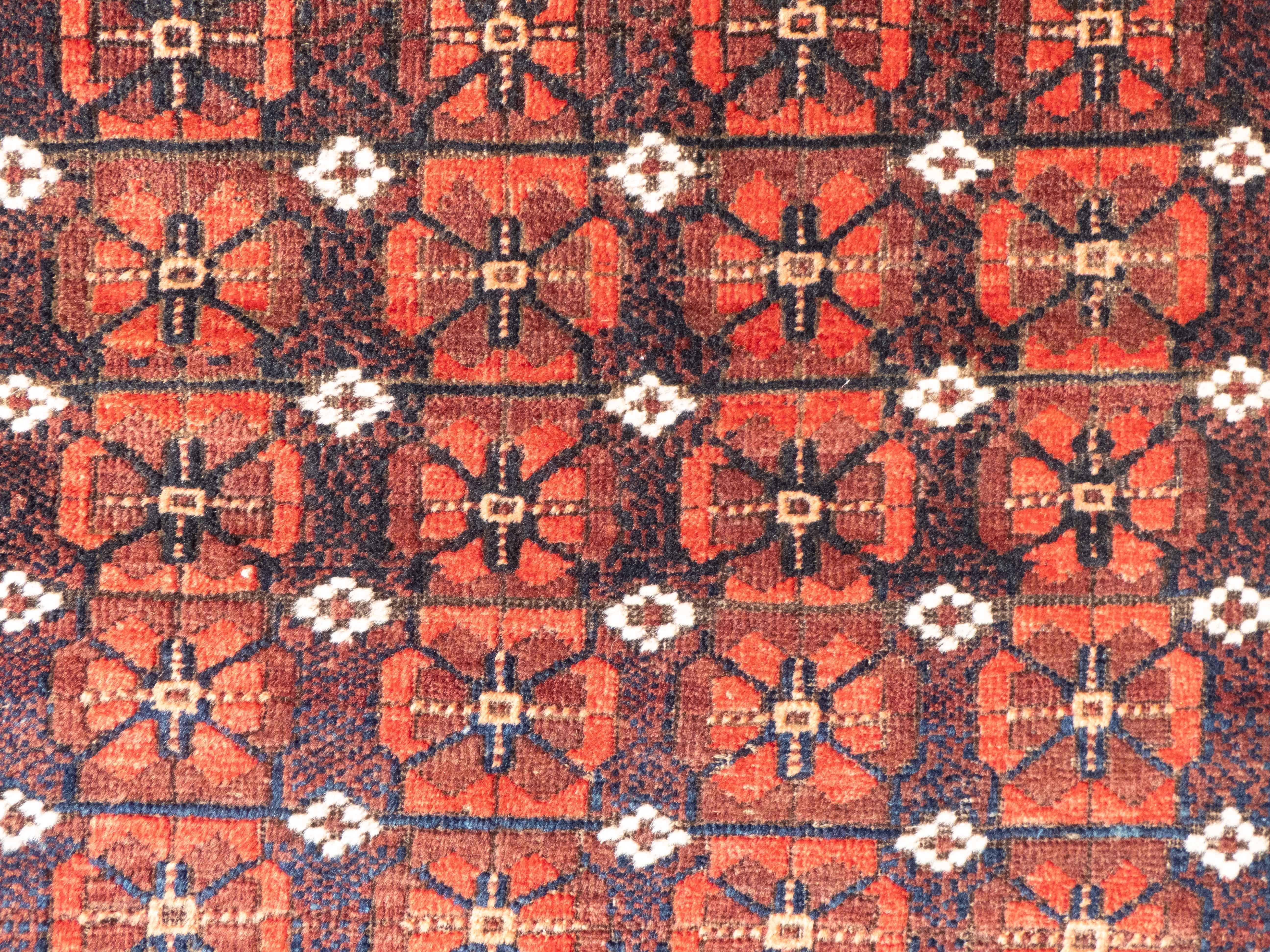 Hand-Knotted Antique Baluch rug, Persia, c. 1900 For Sale