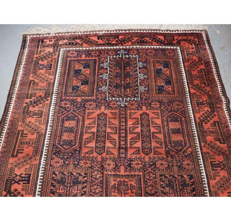 Unknown Antique Baluch Rug, Traditional Yaquab Khani Design, Circa 1900 For Sale