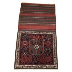 Sac à main baluch antique avec dos en tissu uni