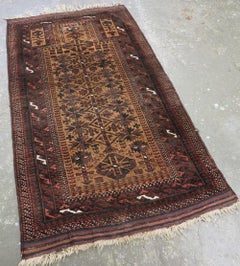 Antique Baluch (Timuri) Prayer Rug, Camel Ground With Tree Of Life, Circa 1900