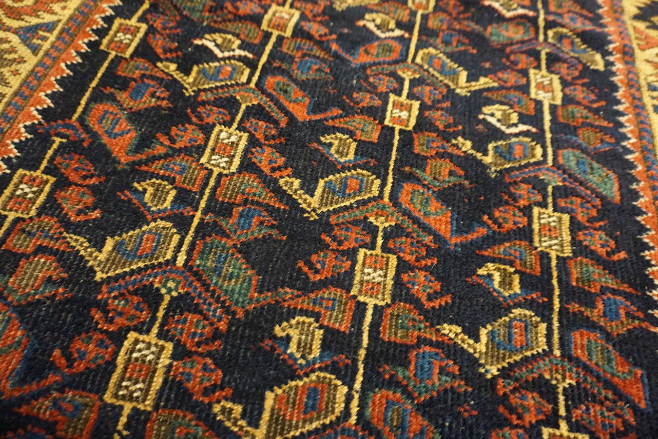 Wool Late 119th Century Persian ( Arab ) Baluch Carpet ( 2'10