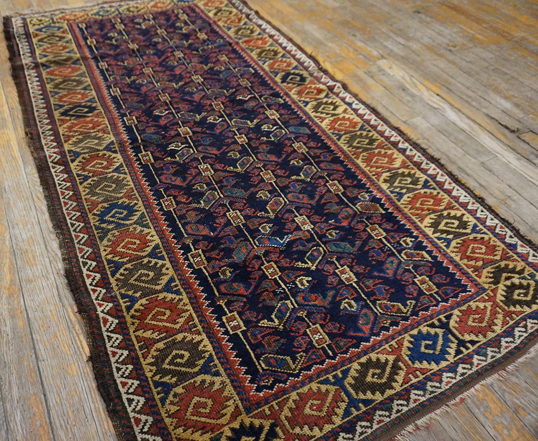 Late 119th Century Persian ( Arab ) Baluch Carpet ( 2'10