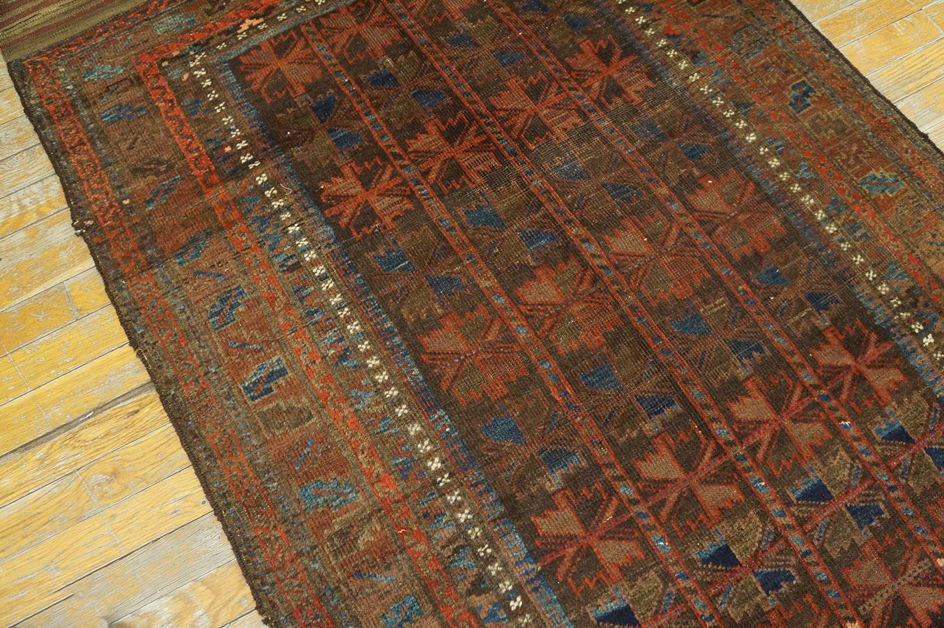 Persiano Tappeto antico Baluch Turkman in vendita