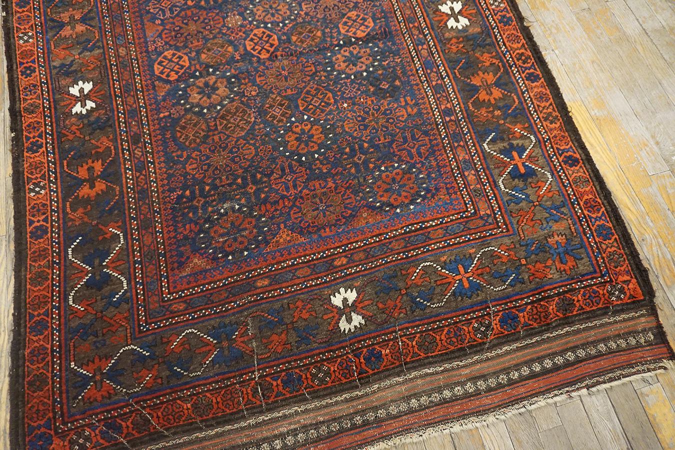 Afghanischer Belutsch-Teppich aus dem 19. Jahrhundert ( 4'4