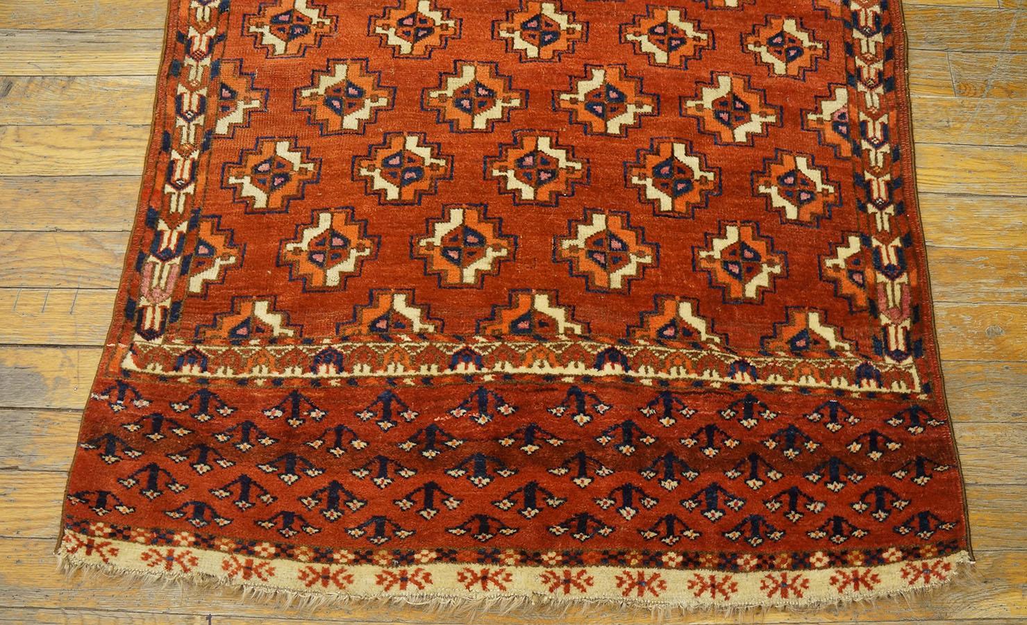 Antique Baluch-Turkmen Rug 2' 7'' x4' 0''  For Sale 1