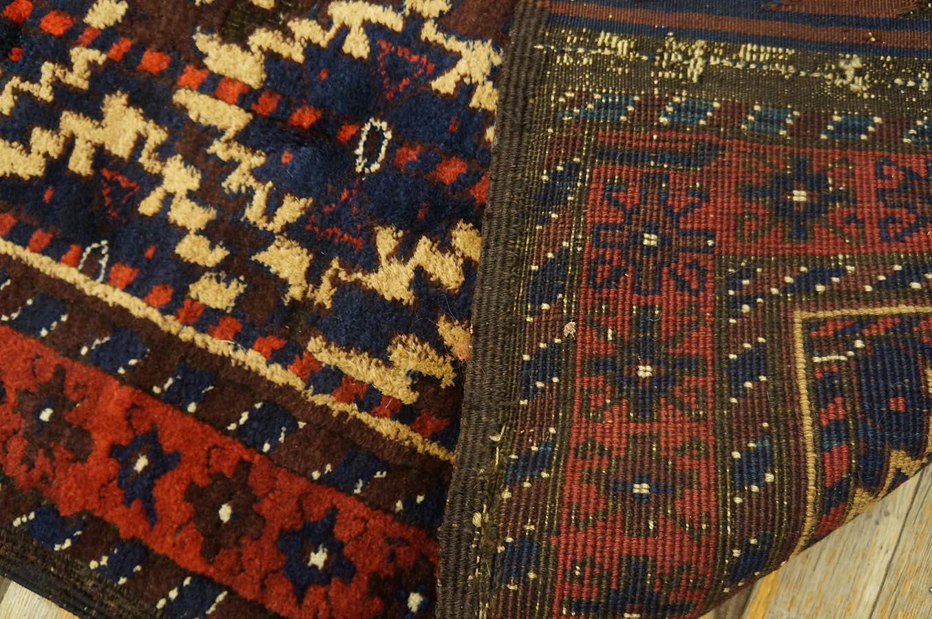 Late 19th Century Baluch Carpet ( 2'7