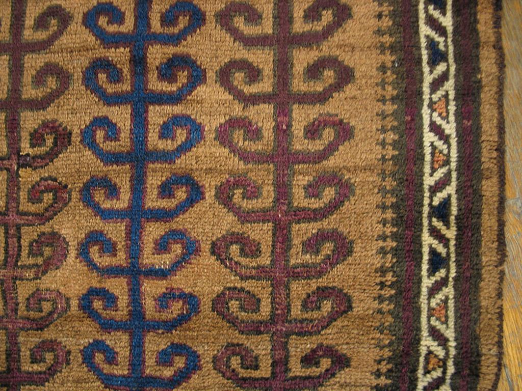 Alfombra antigua Baluch-Turkmen 2' 9