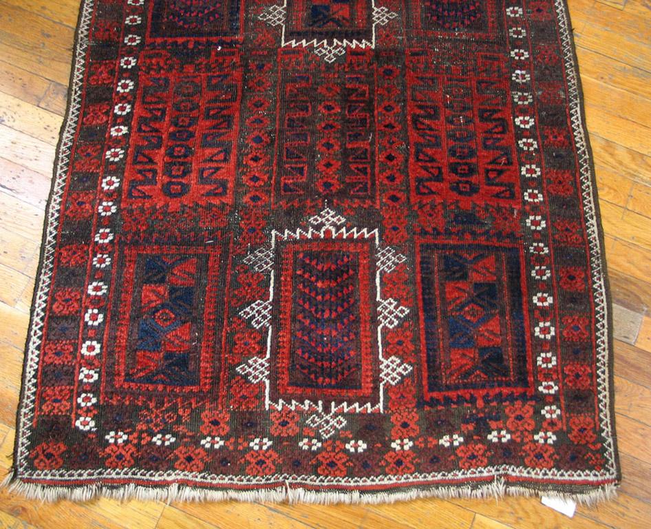 Antiker Belutschen-Turkmenen-Teppich (Persisch) im Angebot