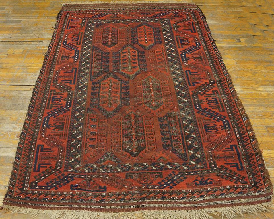 Antique Baluch Rug 4' 6