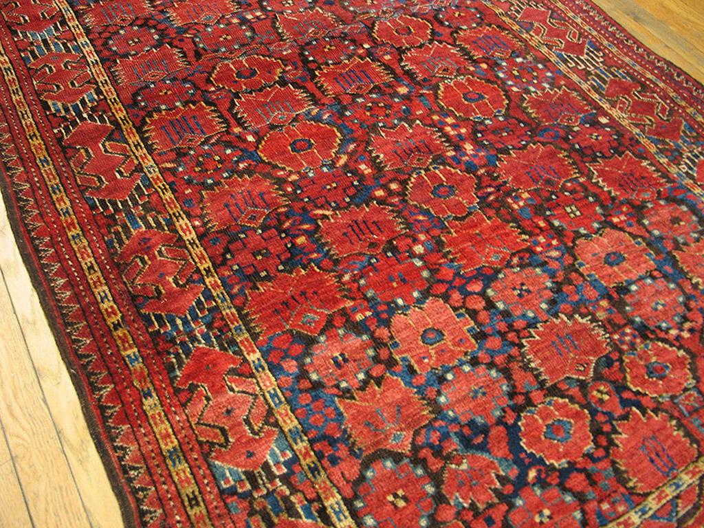 Ancien tapis baloutche-turkmène. Mesures : 4'4