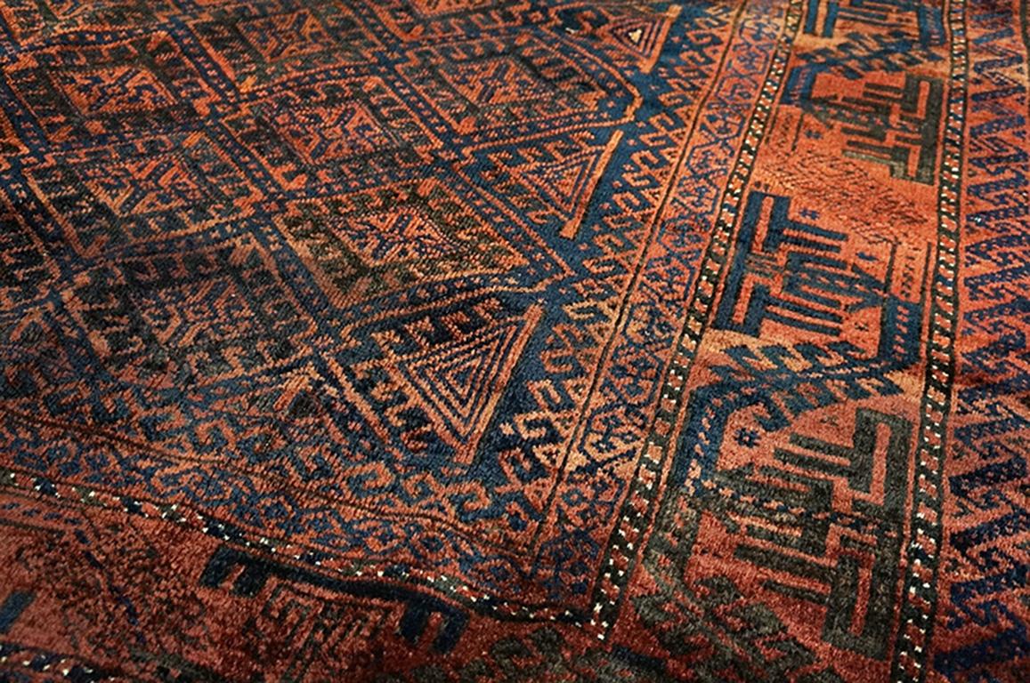 Wool Antique Baluch-Turkmen Rug For Sale
