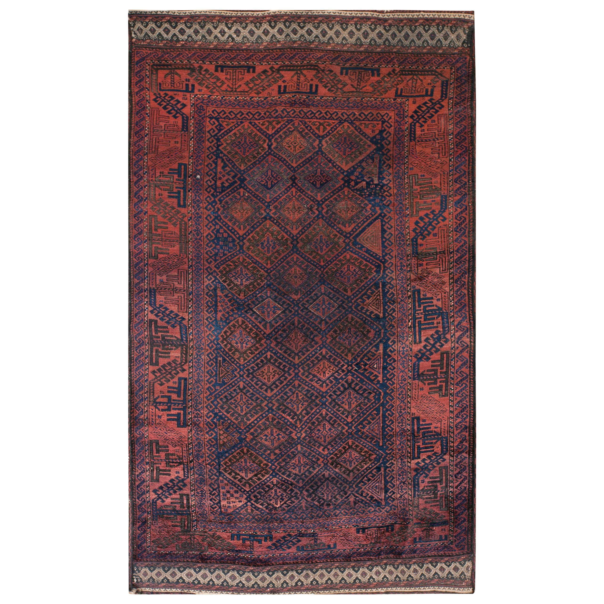 Antique Baluch-Turkmen Rug For Sale