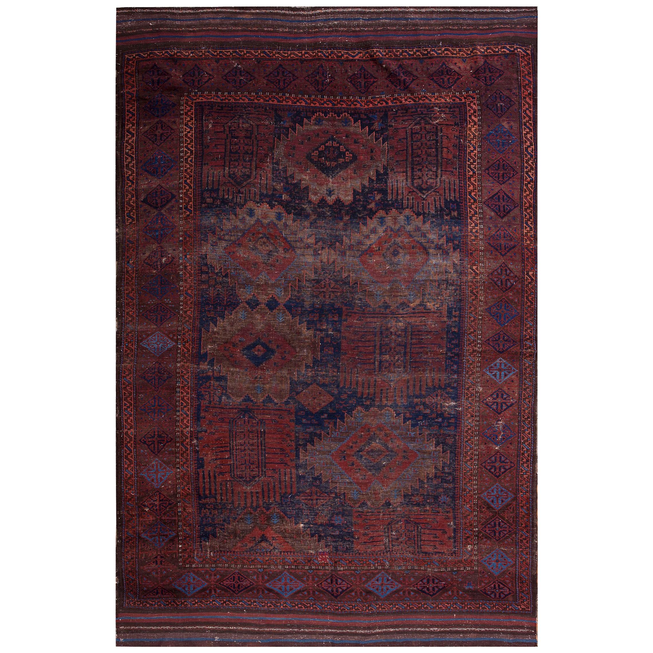 19th Century Persian Baluch Carpet ( 6'2" x 10'2" - 188 x 310 ) For Sale