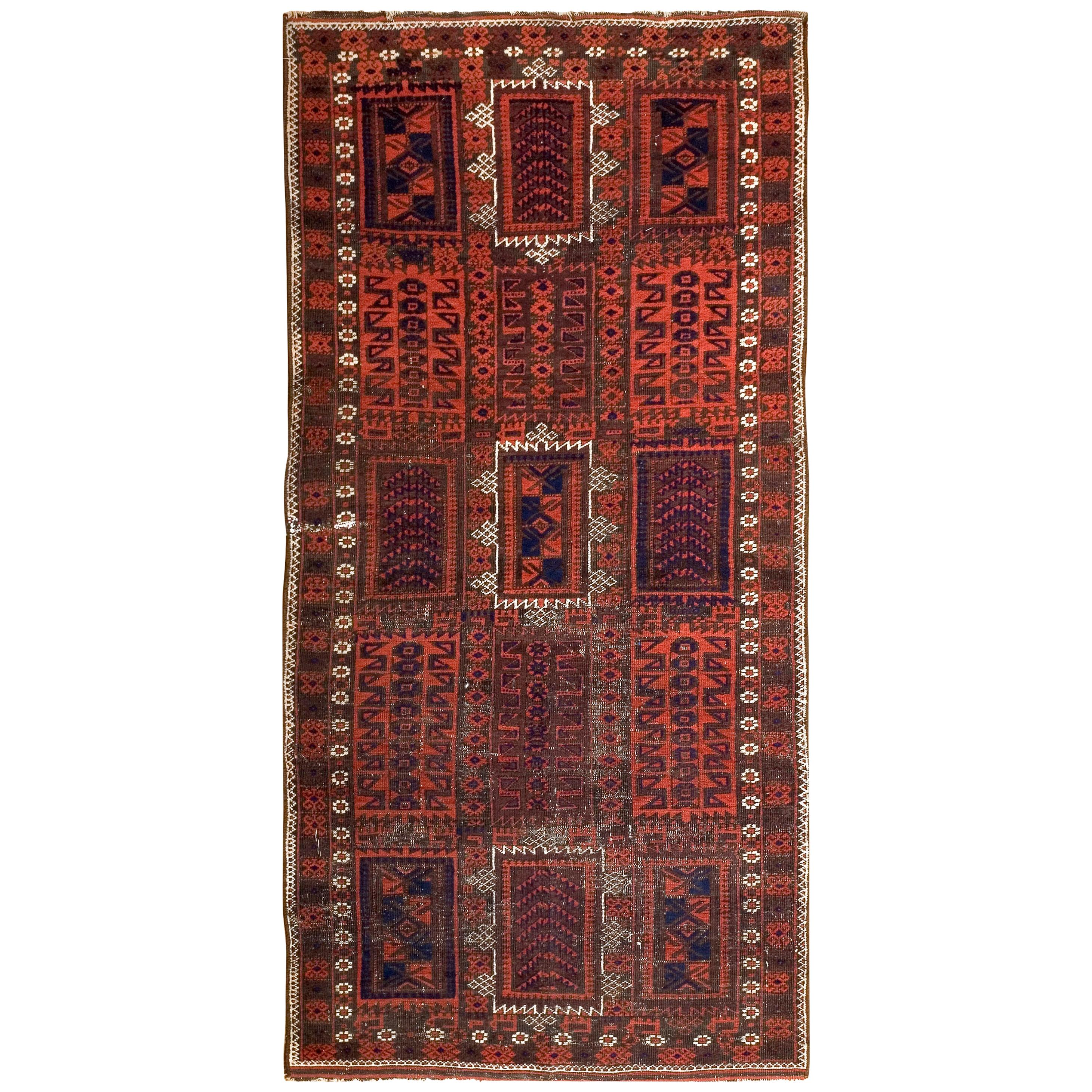 Antiker Belutschen-Turkmenen-Teppich