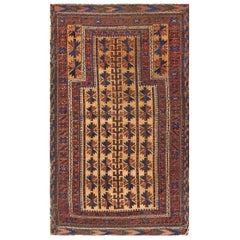 Tapis turc antique Baluch-Turkmen