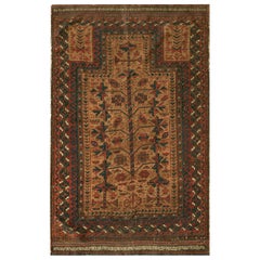 Antique Baluch Turkmen Rug 2' 8" x 3' 10" 