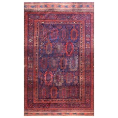 19th Century Afghani Baluch Teimouri Main Carpet ( 7'6" x 12'4" - 230 x 375 )