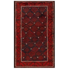 Early 20th Century N.E. Persian Baluch Carpet ( 3'8" x 6' - 112 x 183 )