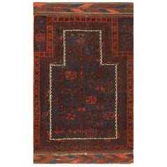 Tapis turkmène antique Baluhch 3' 6"" x 5' 6""