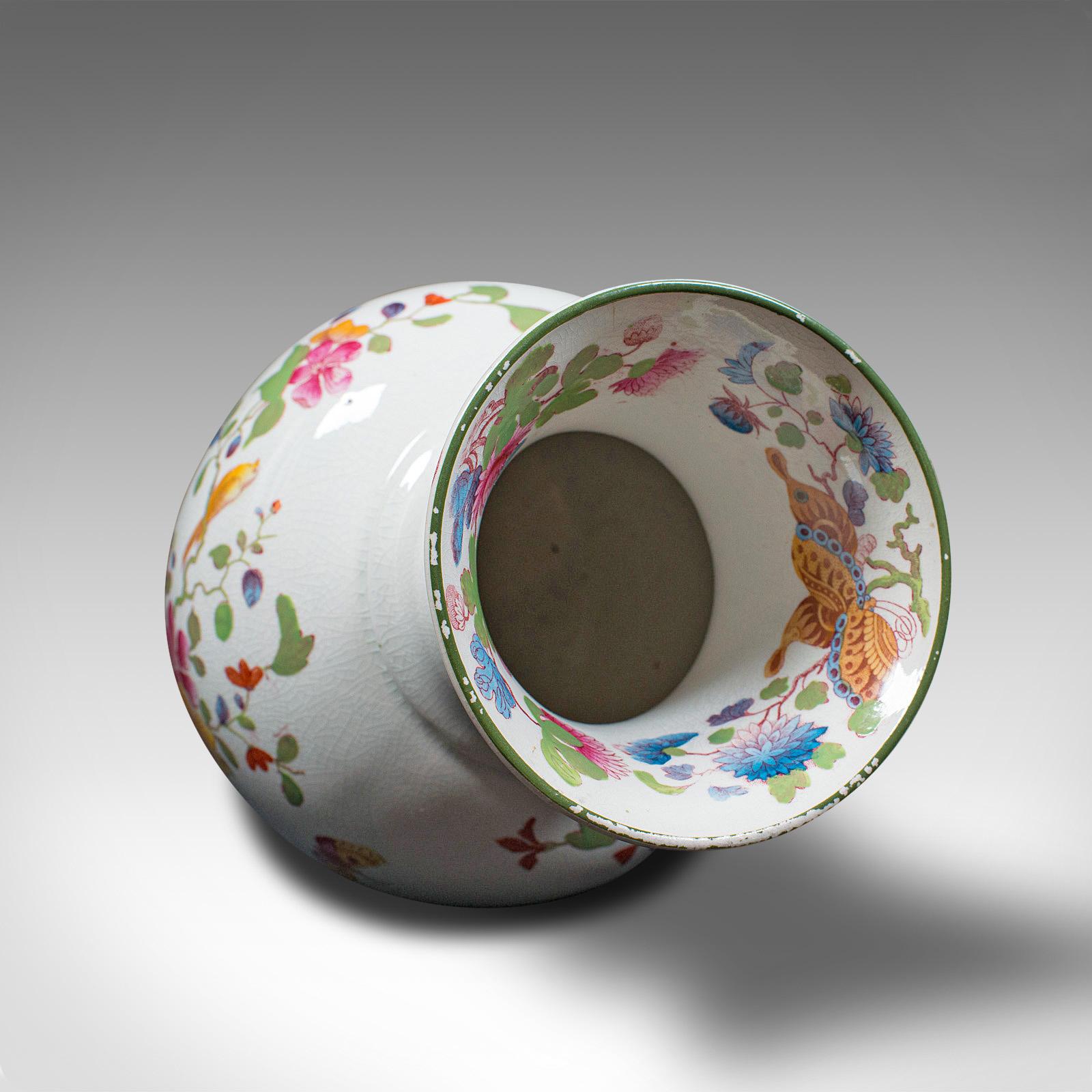 Antique Baluster Posy Vase, English, Ceramic, Decorative, Flower Urn, Circa 1920 For Sale 6