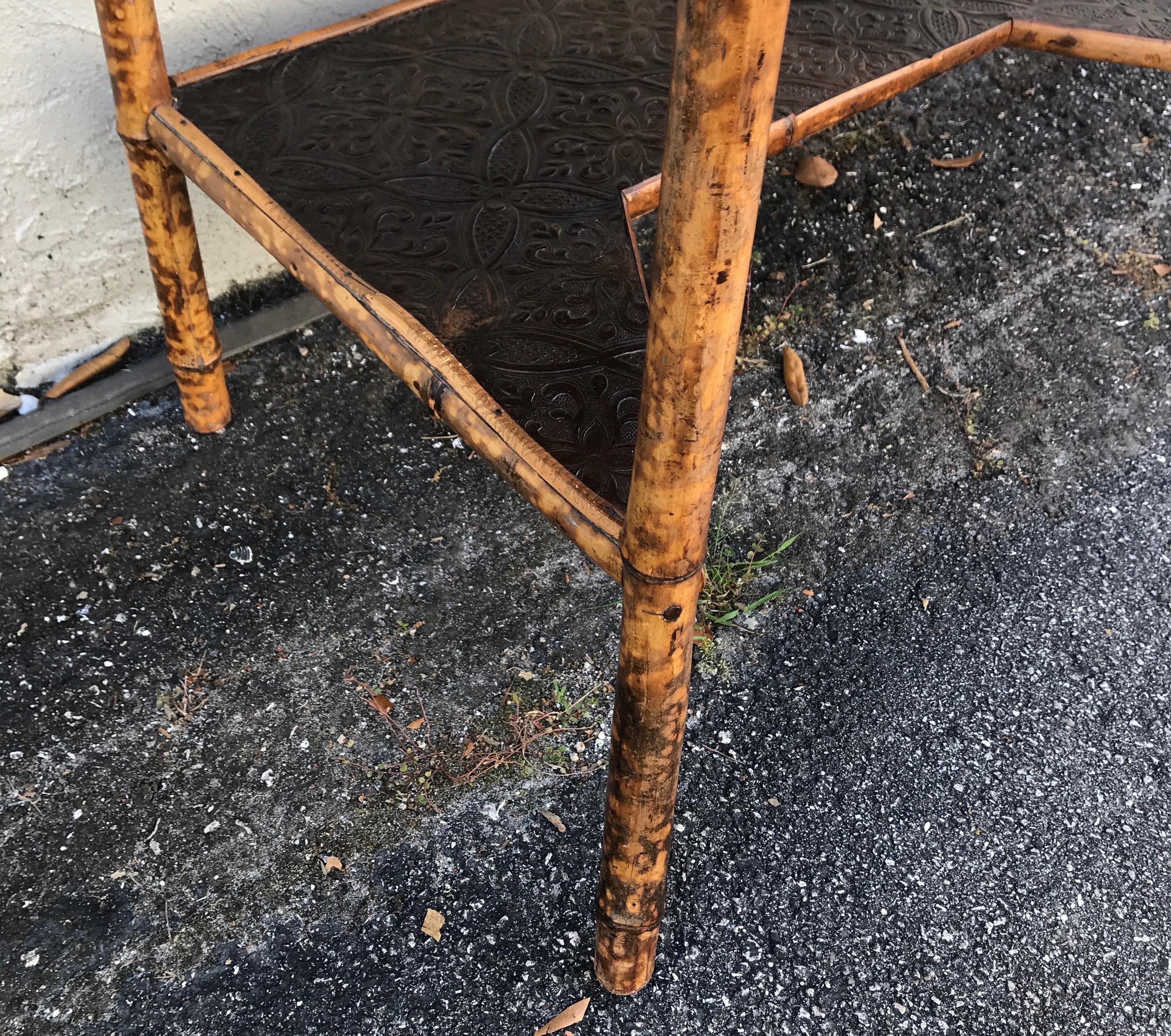 Antique Bamboo Desk / Writing Table 7