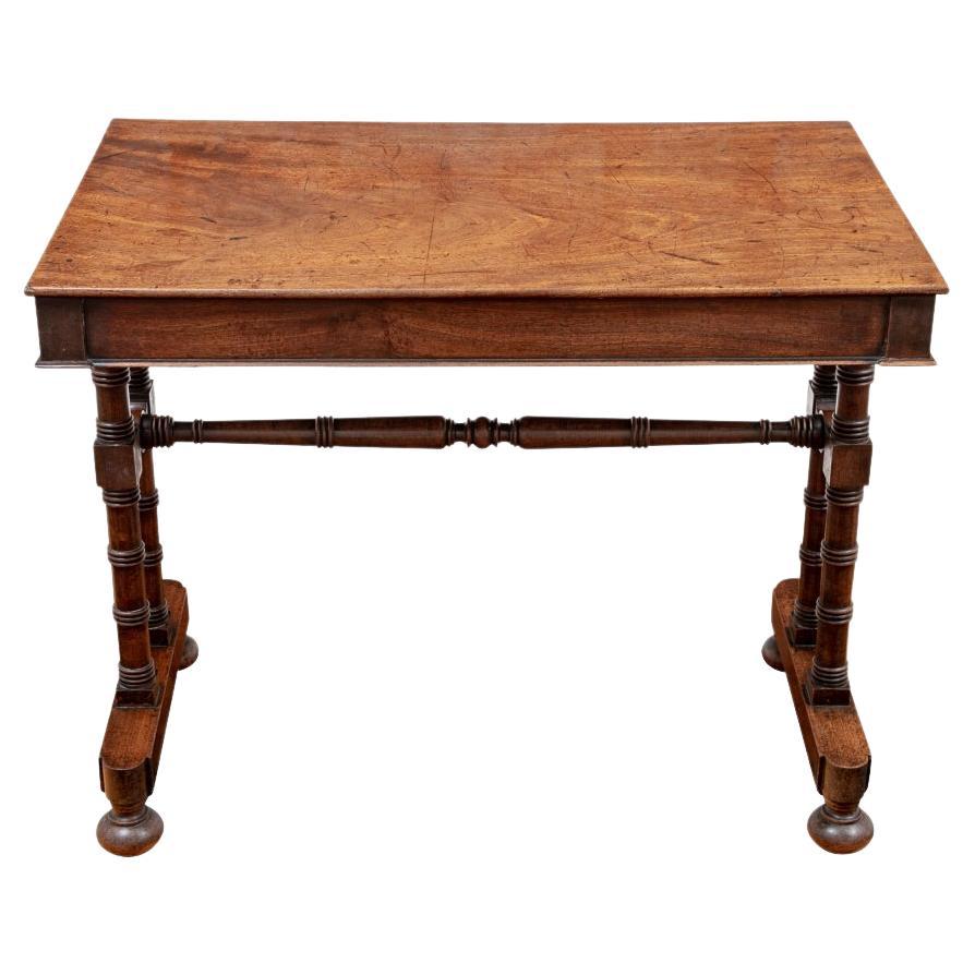 Antique Bamboo Form Console Table For Sale