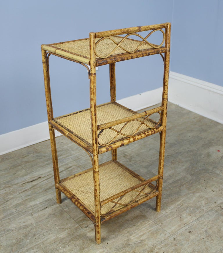 Antique Bamboo Shelf at 1stDibs