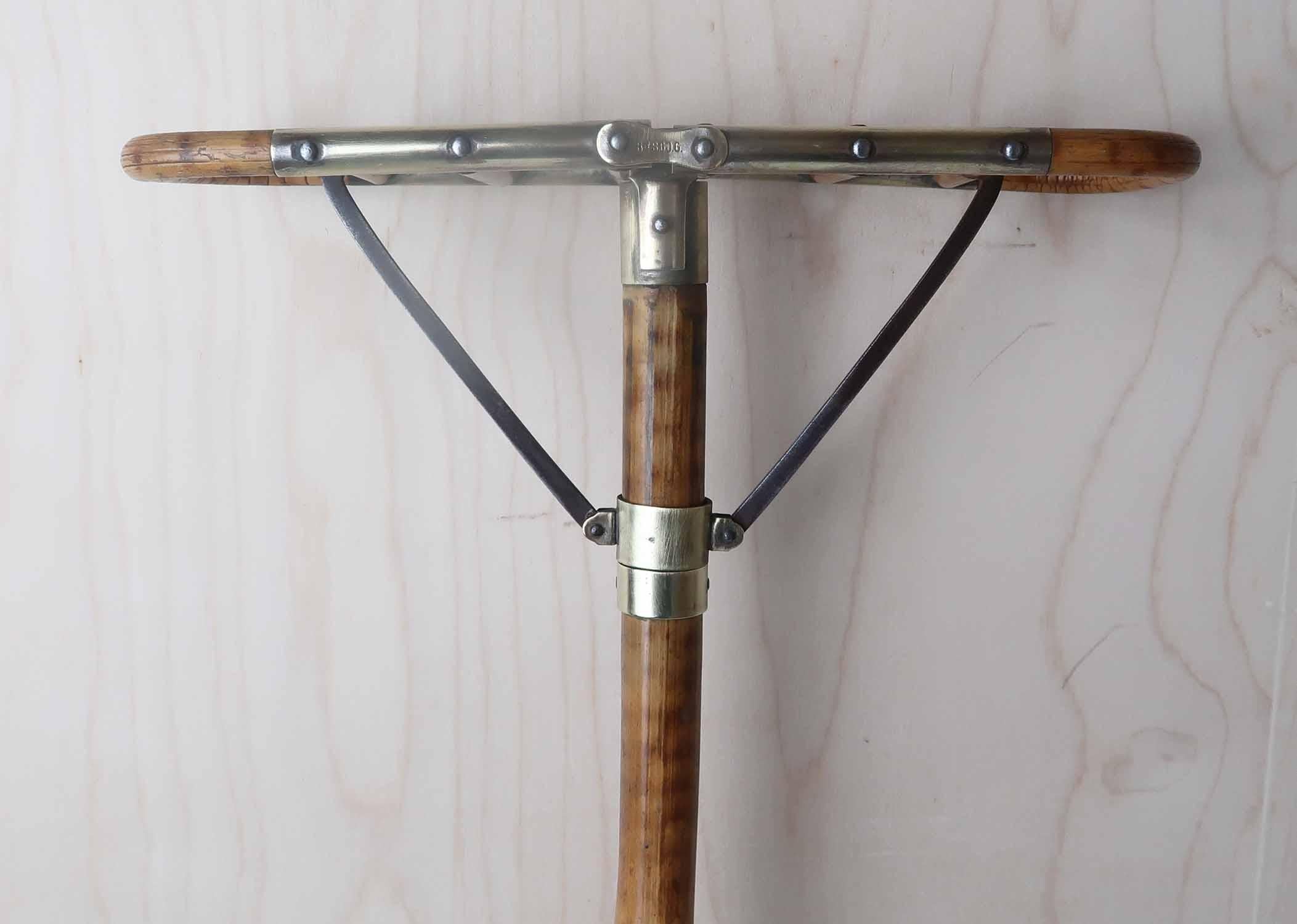 Bastón de tiro antiguo de bambú. Inglés C.1910 principios del siglo XX en venta