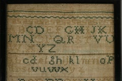 Antique Band Sampler, 1796, by Margaret Hoskin