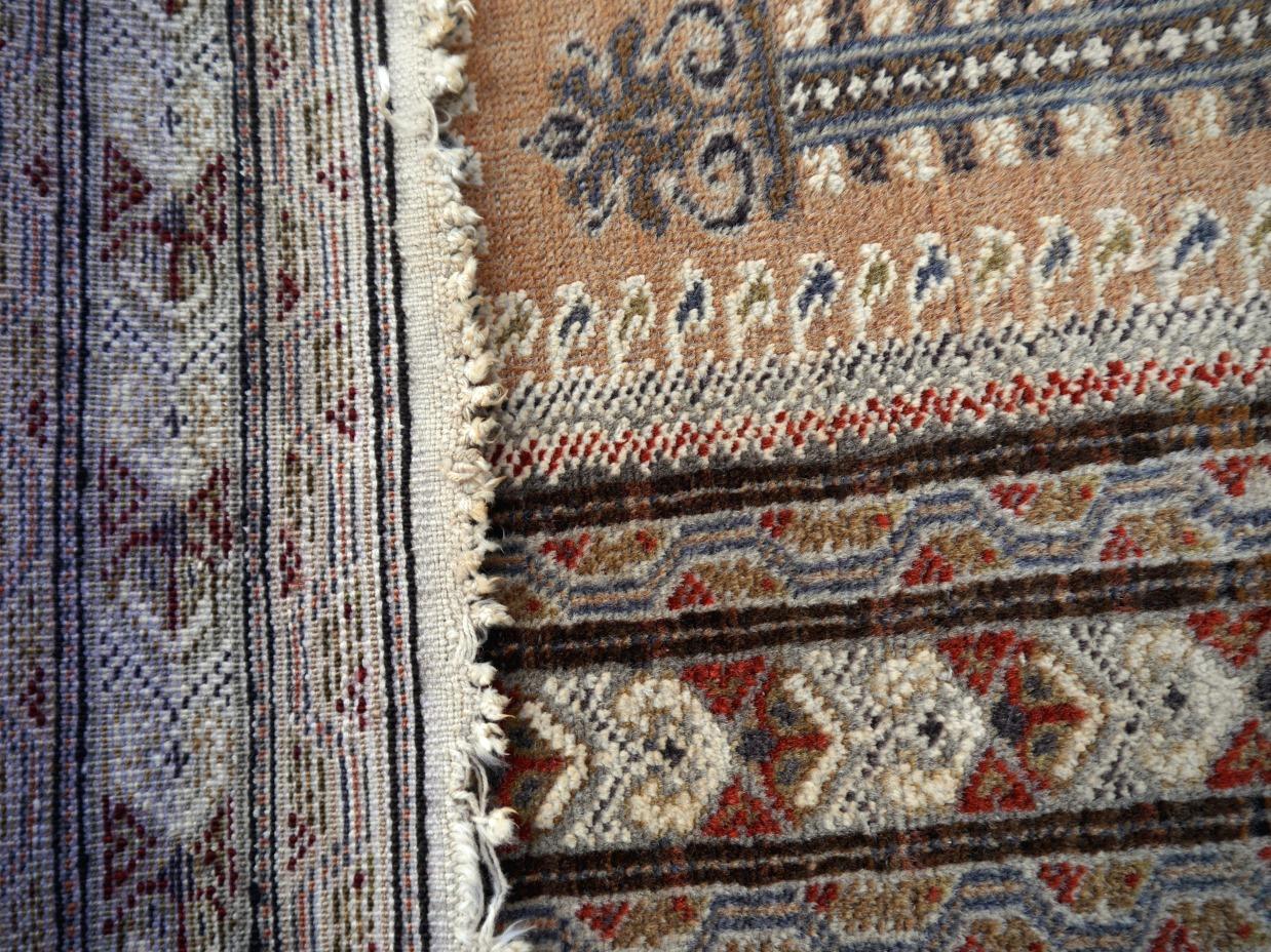 Antique Bandirma Prayer Rug Pandirma Turkish Carpet For Sale 7
