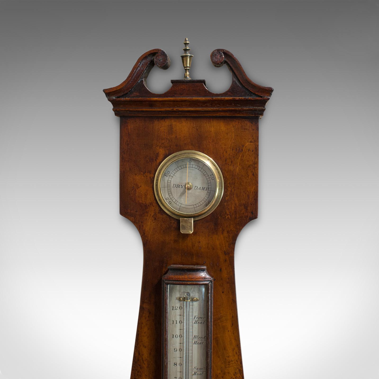 mahogany barometer