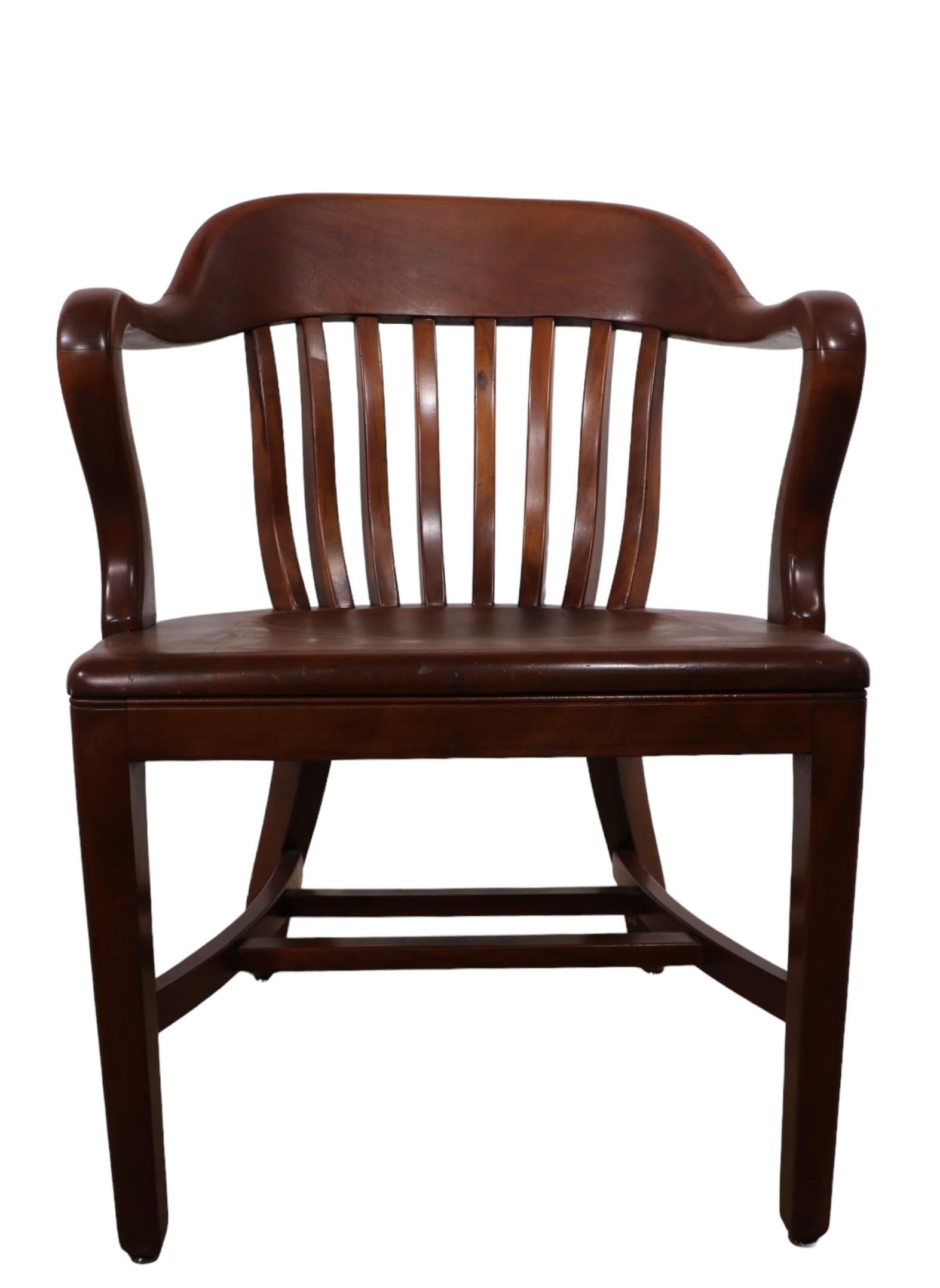 20th Century Antique Bank of England Jury Yale Library Chair by Sikes 3 available