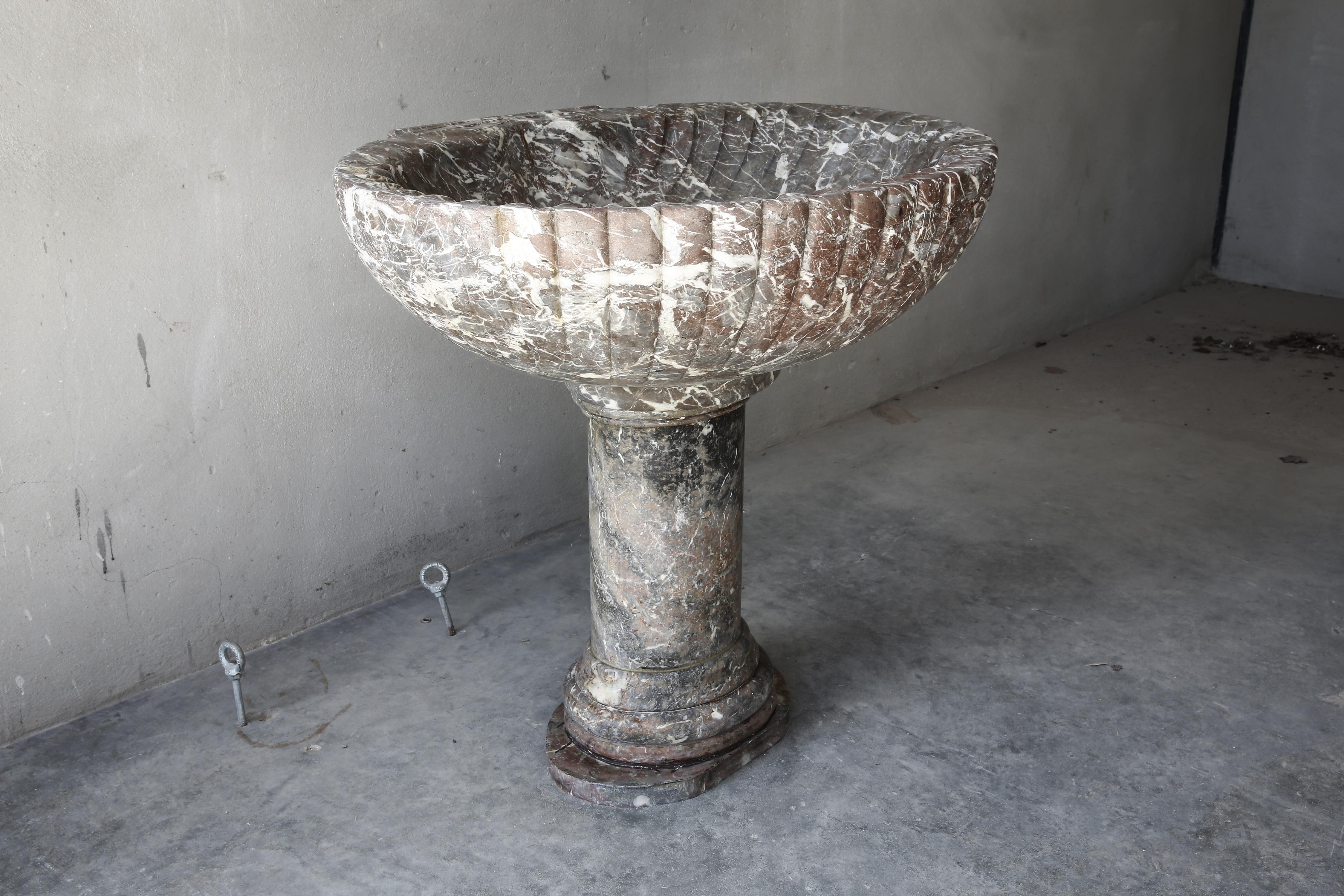 Other 18th Century Marble Baptist Font