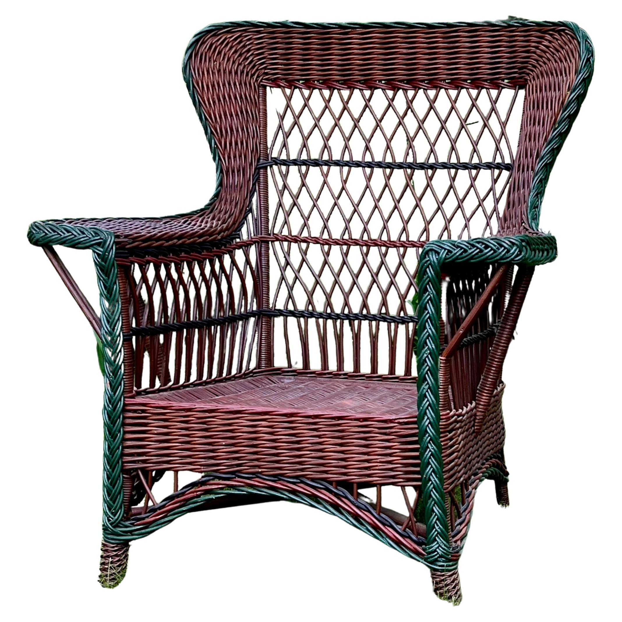 Antique Bar Harbor Wicker Sofa at 1stDibs vintage wicker sofa, wicker