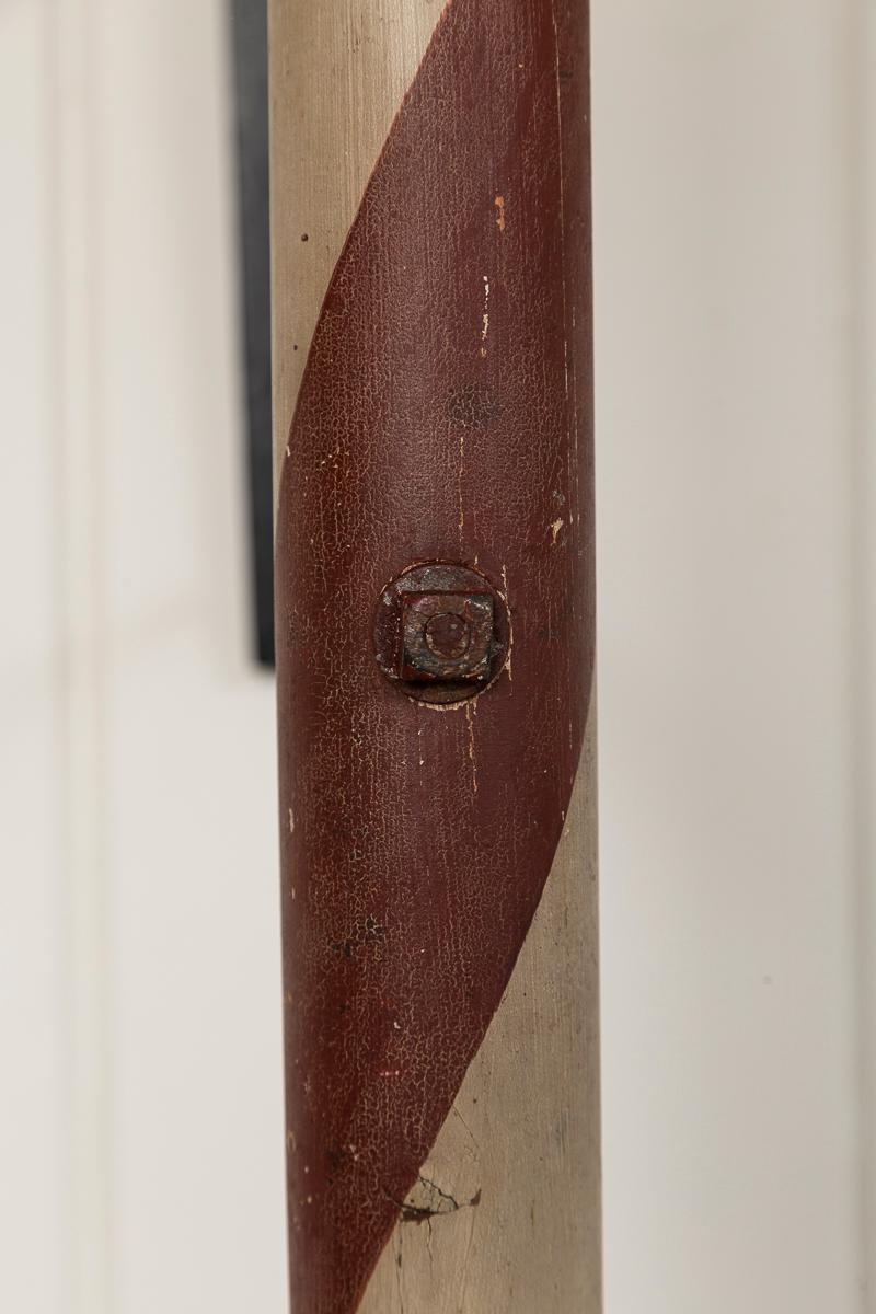 Antique Barber's Pole Trade Sign, late 19th Century 6