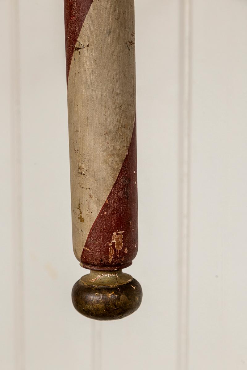 Antique Barber's Pole Trade Sign, late 19th Century 1